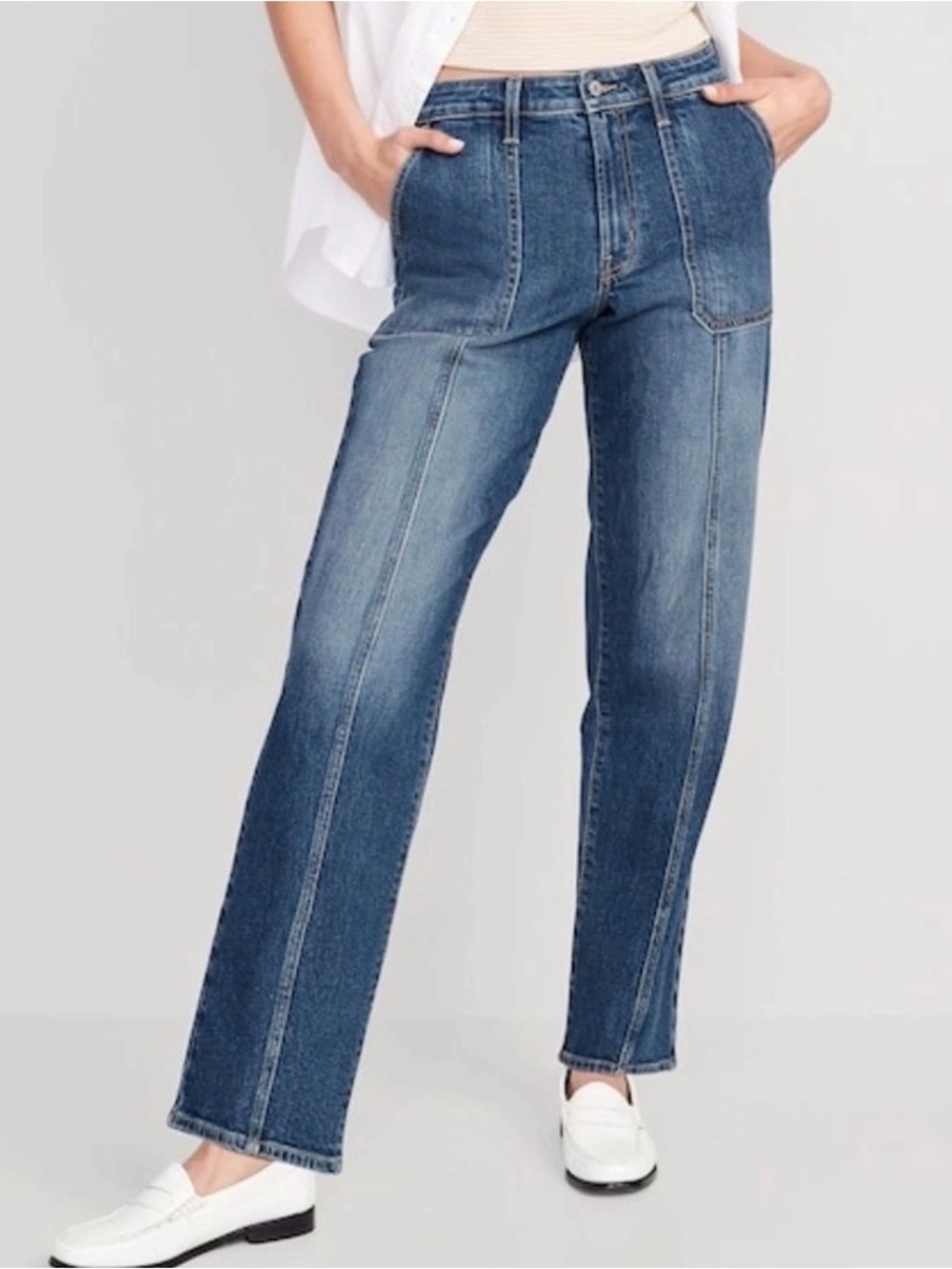 Old Navy OG High Rise Utility Jeans Size 0